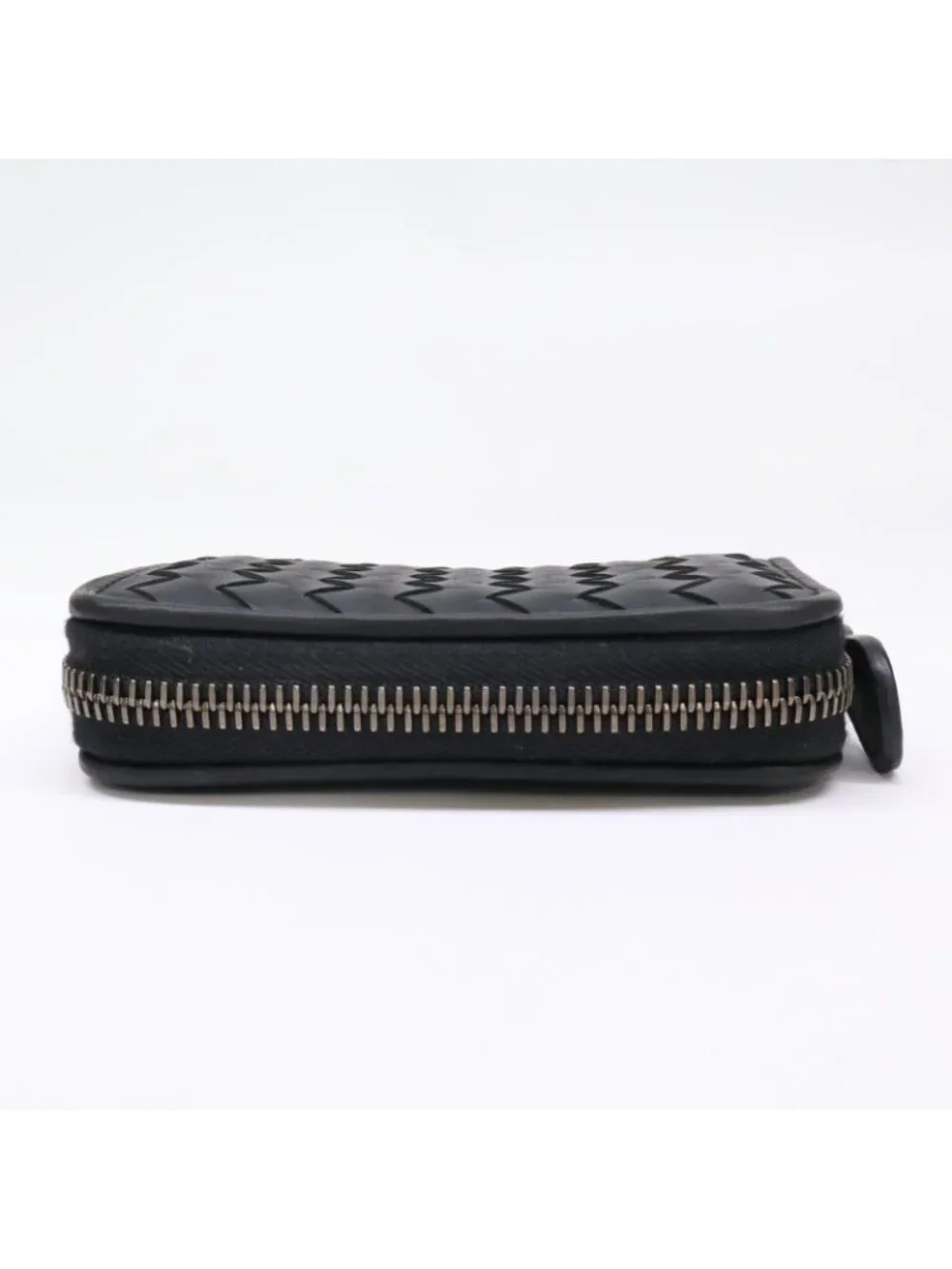 Bottega Veneta Intrecciato Coin Purse Black